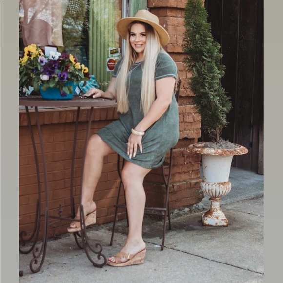 Jynx Tan Wedges Cork Heel - Picture 5 of 6